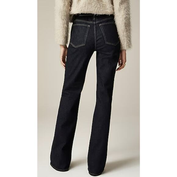 J.Crew 2003 Bootcut Jeans Womens SZ 32 Blue/Rinse Hi-Rise Denim Flare-leg CC506 - Picture 2 of 10